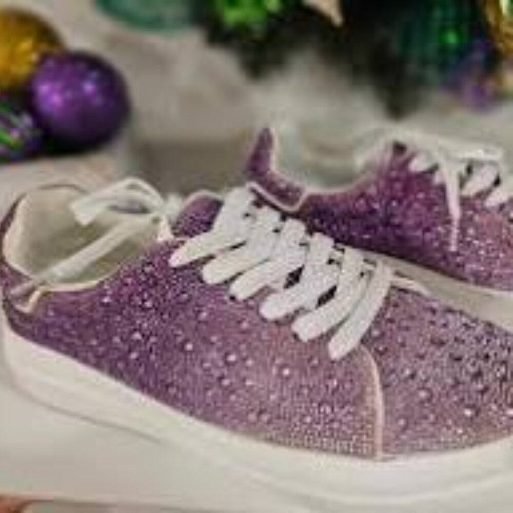 NEW in box Corkys BeDazzle Purple Ombre sneakers